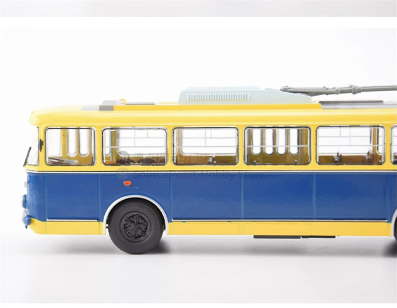 1:43 Modimio Bohemian Skoda 9TR Czech Trolley Bus Metal Model Display 103566