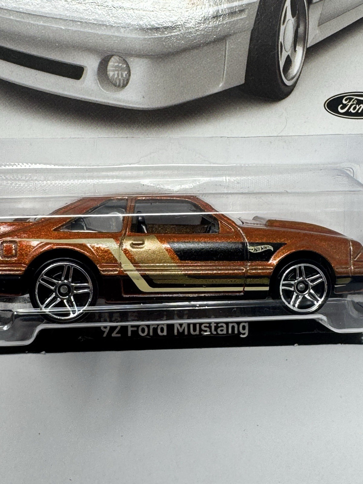 Hot Wheels Copper Orange ‘92 Ford Mustang 50 Years 4/8 A20