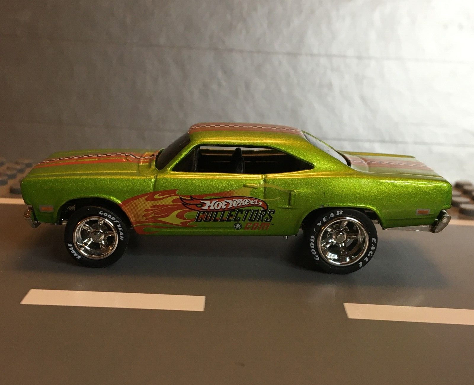 Hot Wheels Wastelanders ’70 Plymouth Road Runner CUSTOM Real Riders Wheel Swap