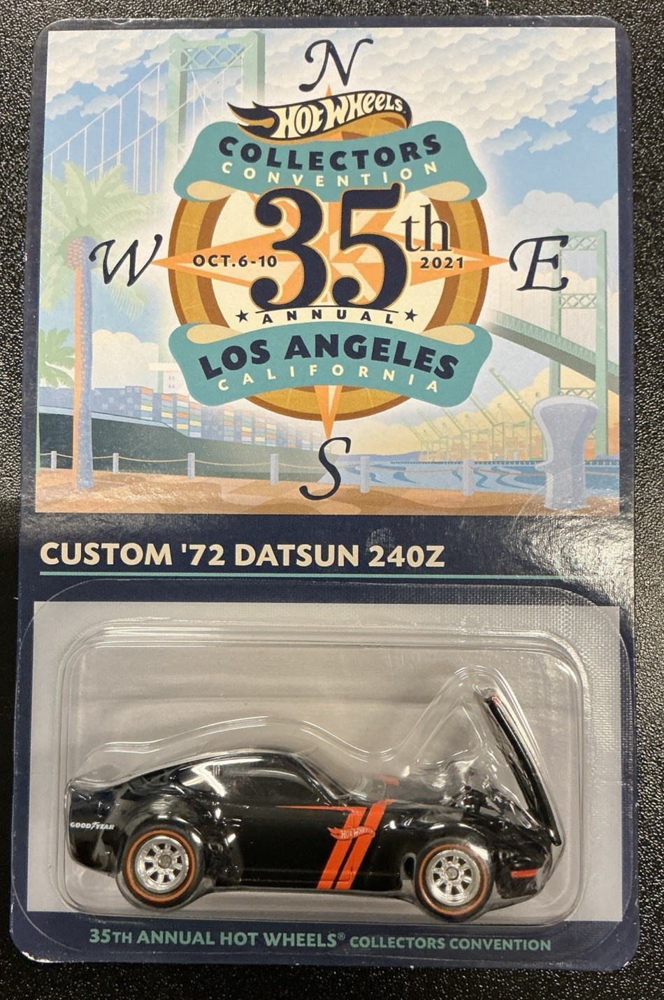 2021 Hot Wheels 35th Convention LA Custom 72 Datsun 240Z 03554/06200