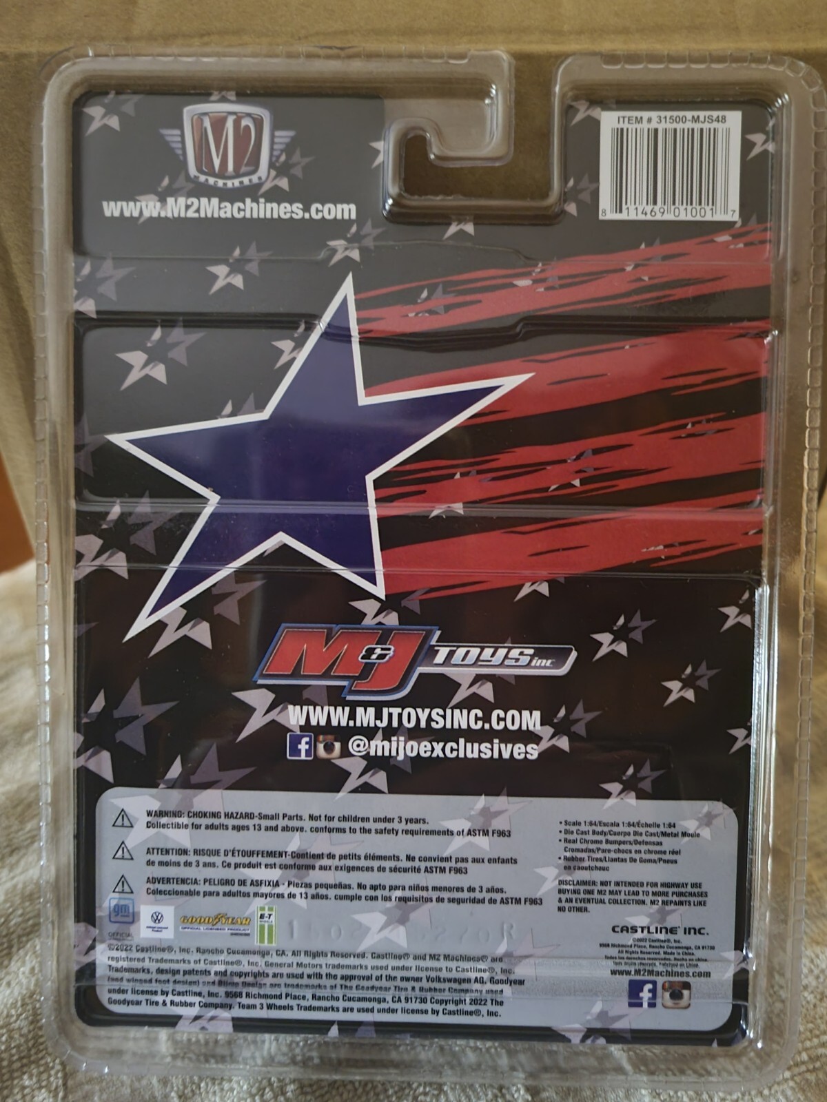1960 Volkswagen Delivery Van – 2022 M2 Stars & Stripes Mijo Exclusive – Black