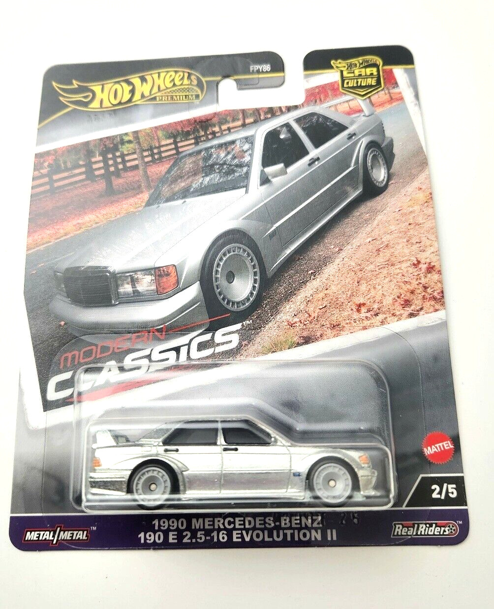 Hot Wheels 1990 Mercedes-Benz 190 E 2.5-16 Evolution II #2 2025 Modern Classics