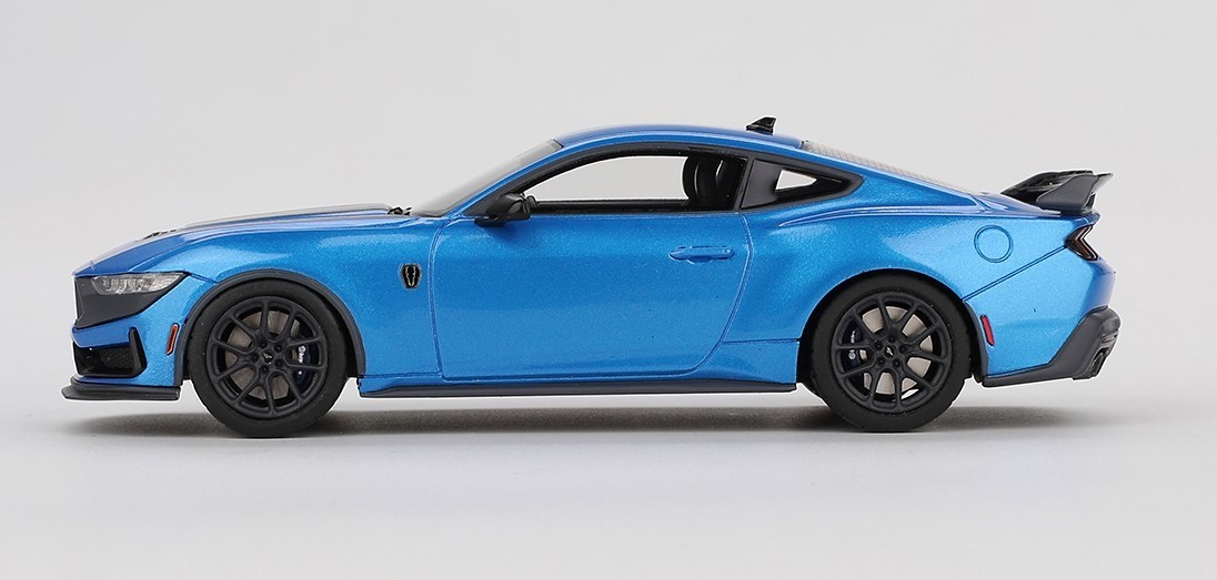 Ford Mustang Dark Horse 2024 Grabber Blue in 1:43 scale by True Scale Miniatures