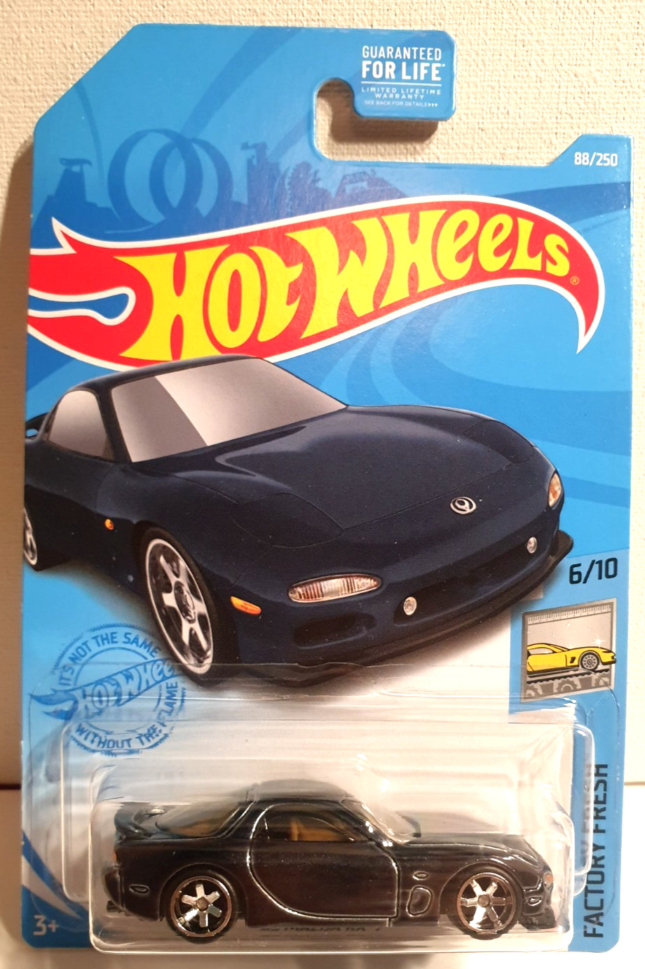 Hot Wheels Super TREASURE HUNT ’95 Mazda RX-7 Factory Fresh in Protector