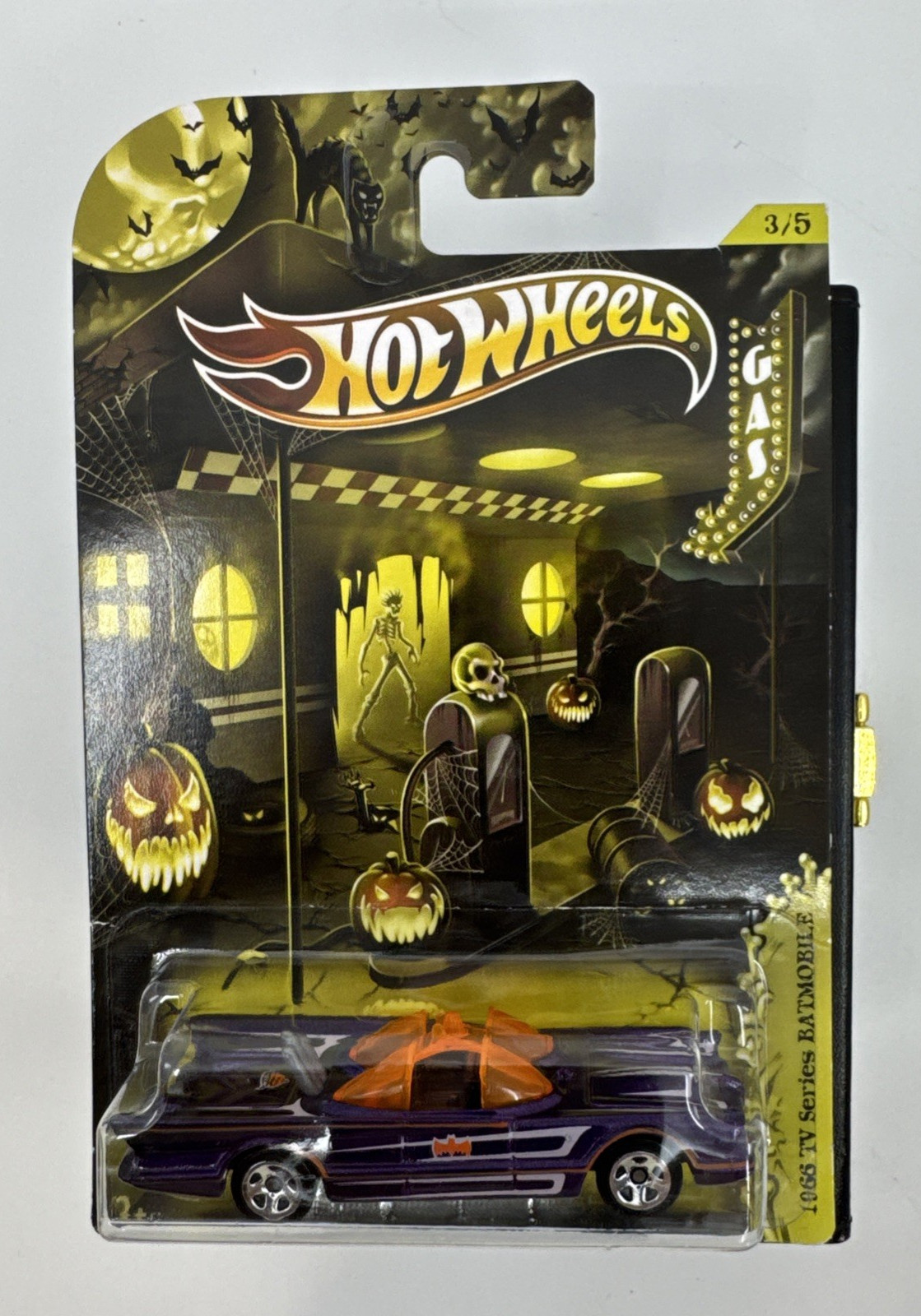 Hot Wheels Happy Halloween Complete Set 5/5 Kroger Exclusive Batmobile Ecto-1