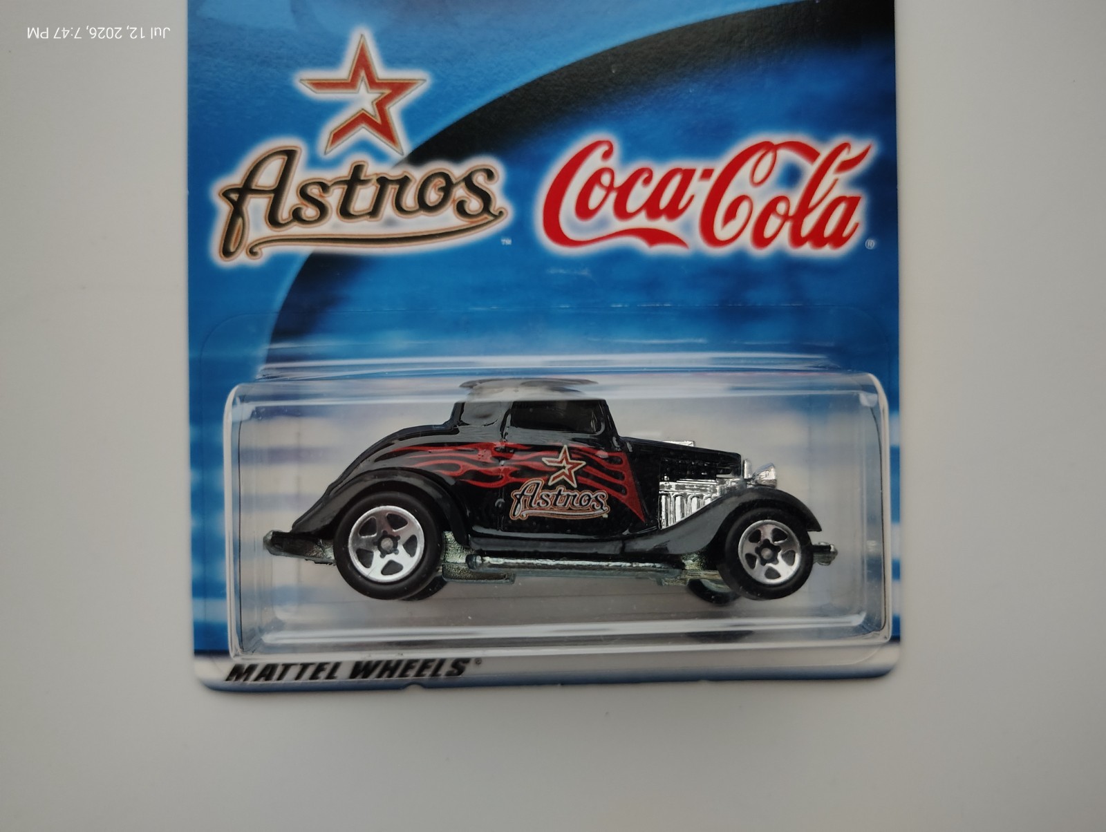 Hot Wheels – Lot of 3 – MLB Astros – Mustang + 3-Window 34 Ford + 57 T-Bird
