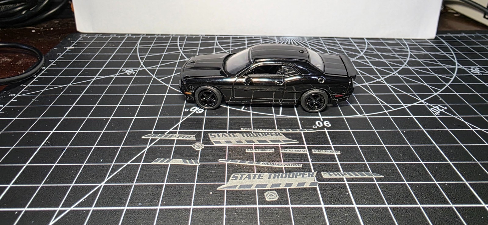 Greenlight Florida State Trooper Highway Patrol GHOST Dodge Challenger 1/64