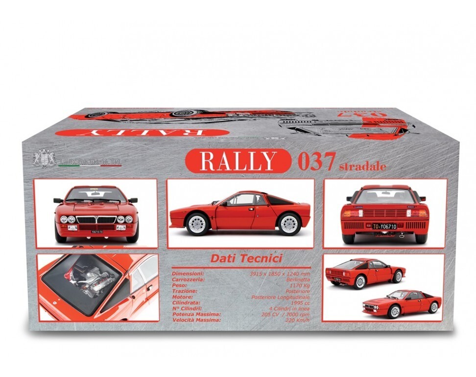 LAUDORACING-MODELS 1:18 Lancia 037 Rally Stradale 1982 LM185A