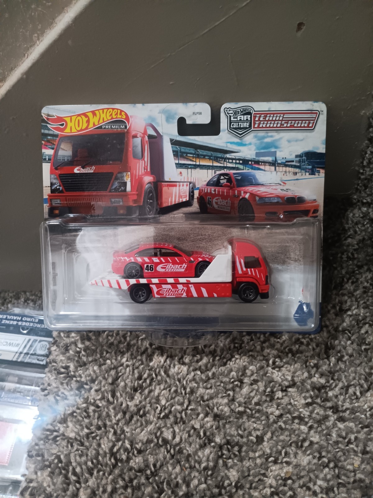 BMW M3 E46 & Aero Lift Hot Wheels 1:64 Team Transport