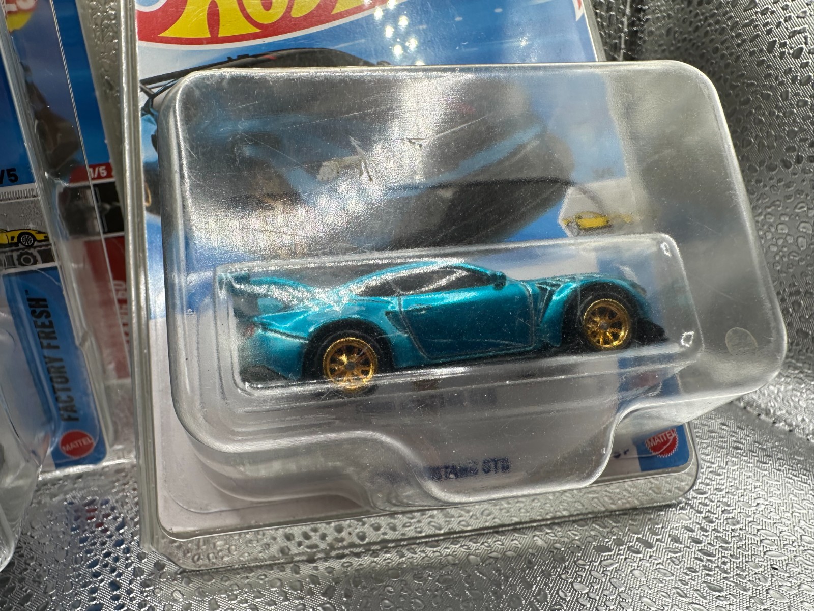 Hot Wheels Ford Mustang GTD Super Treasure Hunt and Normal Cars Lot of 3 w Case