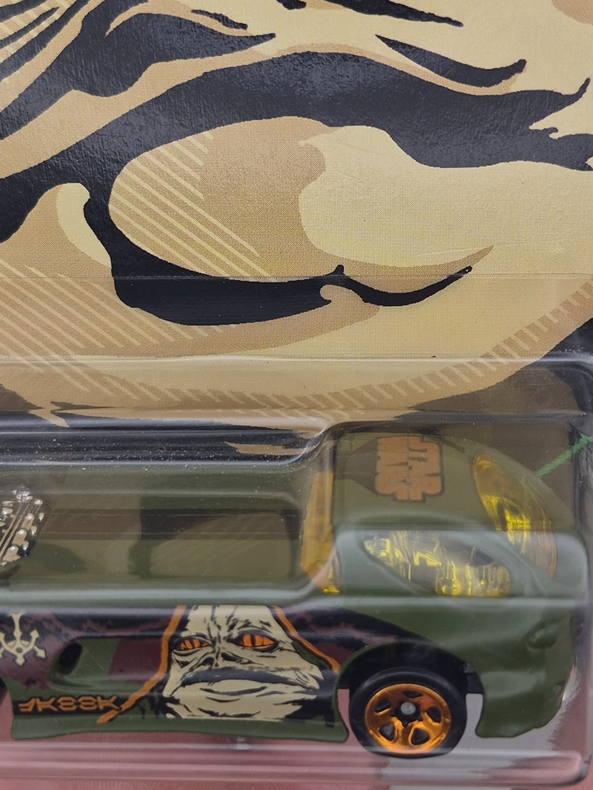 Hot Wheels Star Wars Jabba the Hutt 7/8 Diecast Car Carded FKD62 Disney