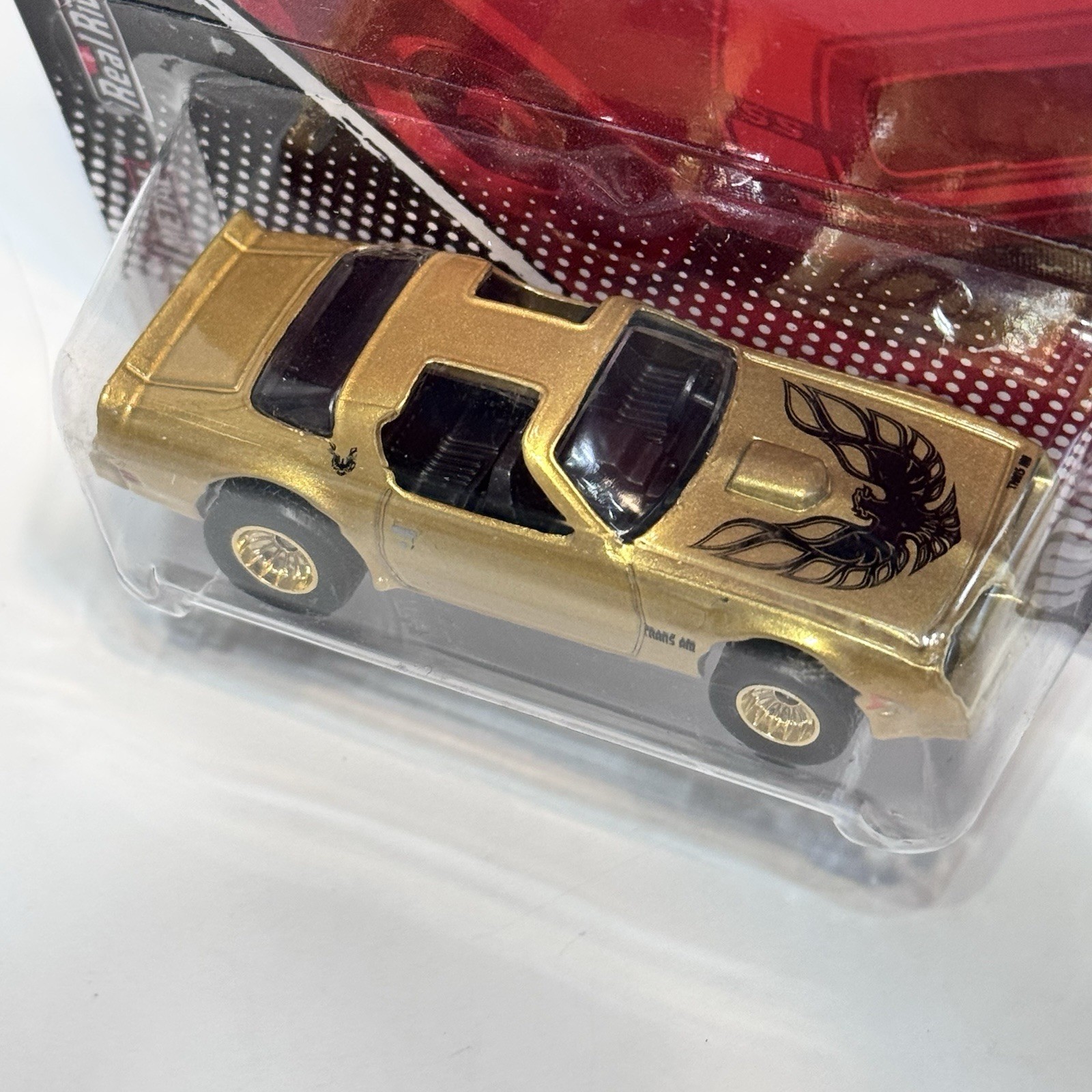 Hot Wheels 2011 Pontiac Firebird Trans Am GM Garage Gold Real Riders