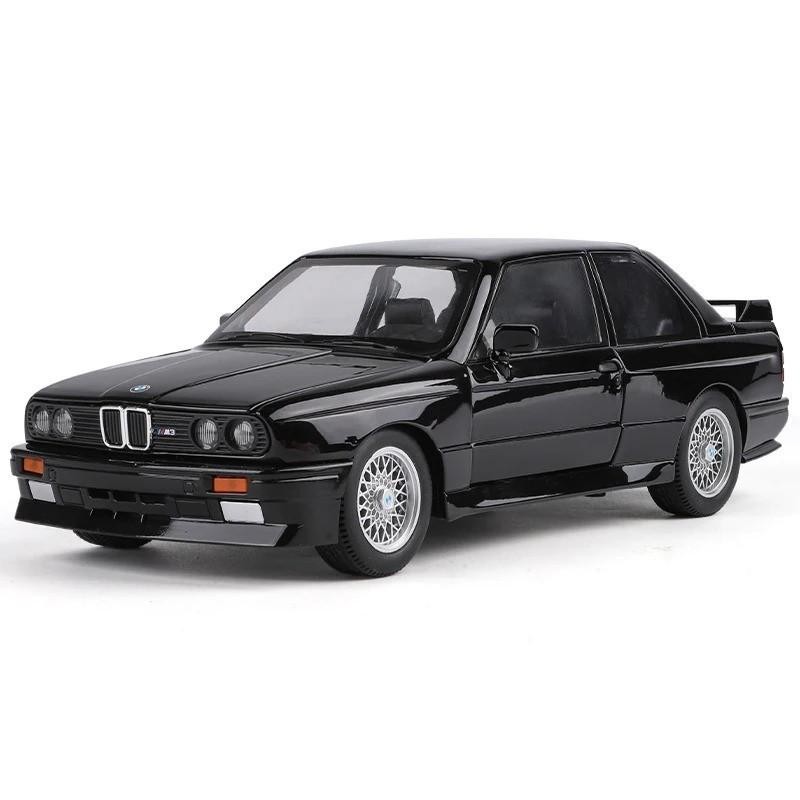 1:24 BMW M3 E30 1988 Mpower Alloy Diecast Sound & Light Car Model Toy Gift NEW