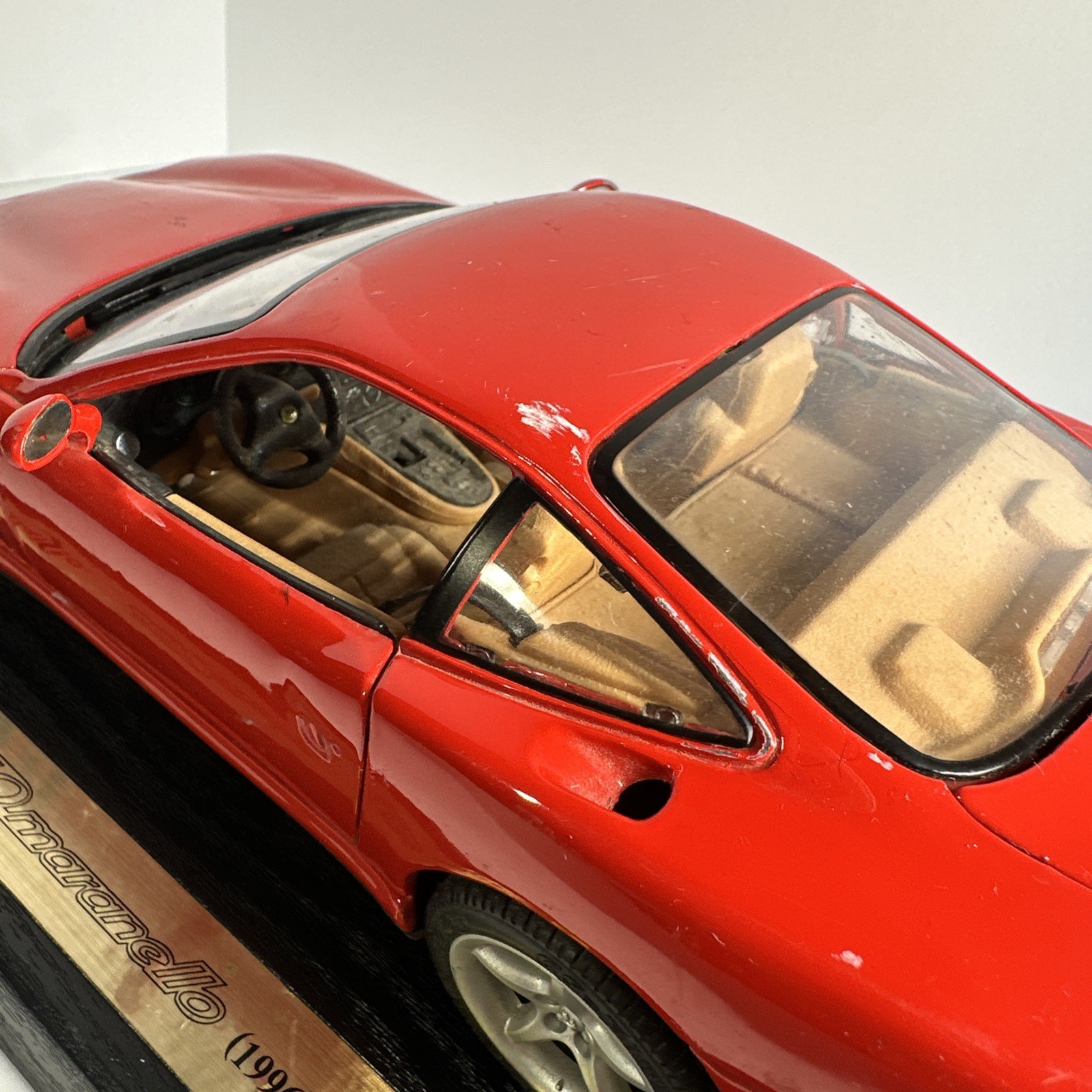 Maisto Ferrari 550 Maranello Red Die Cast Model Car 1:18 Scale No Box As Is Cond