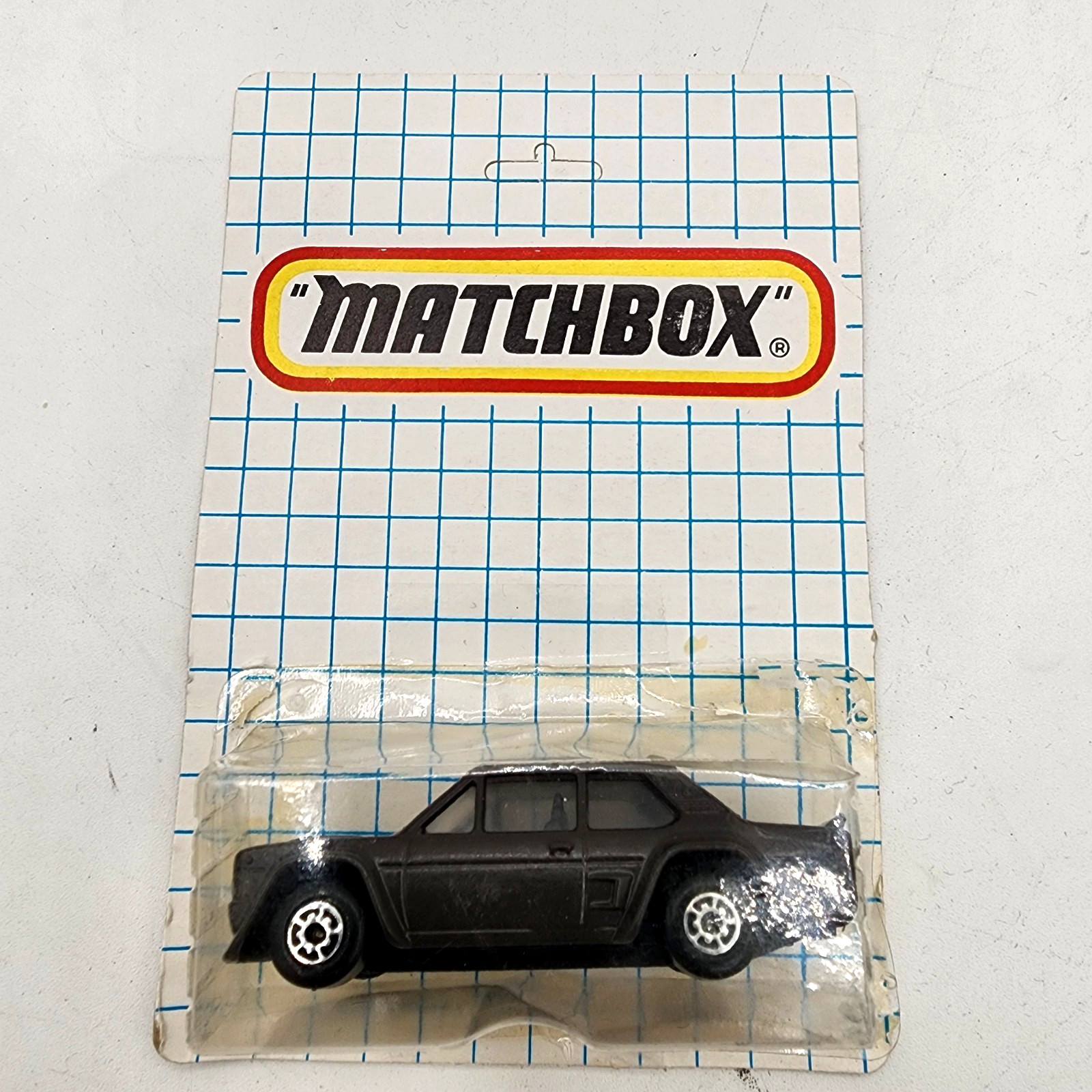 Vintage Matchbox Superfast Bulgarian Issue Fiat Abarth Dark Gray No Tampos RARE