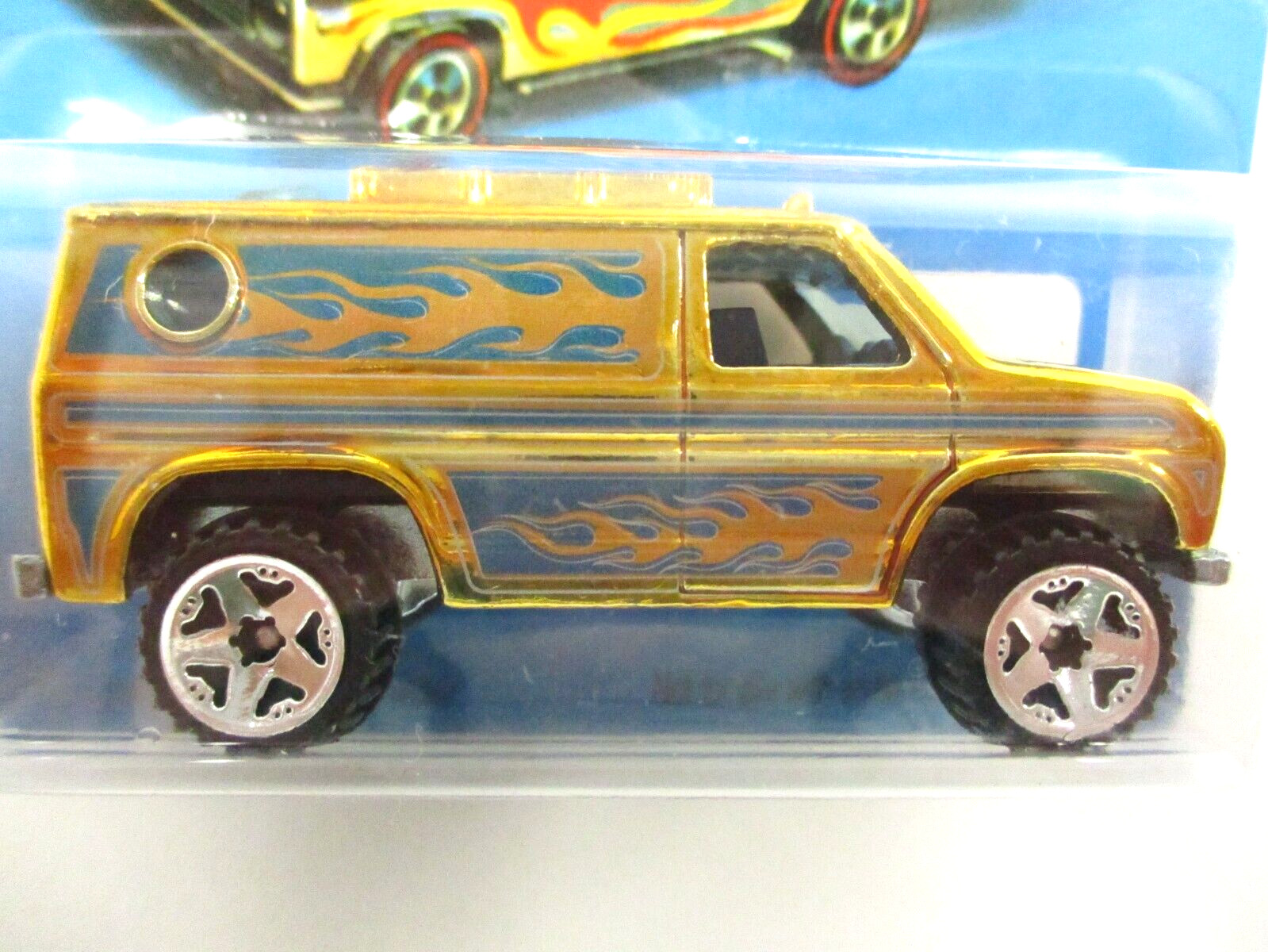 HOT WHEELS – SUPER CHROMES – BAJA BREAKER LIFTED 4X4 FORD VAN (GOLD) – 1/64