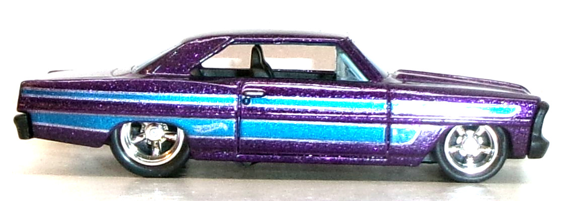 LOOSE 2022 HOT WHEELS 1:64 PURPLE ’66 CHEVY NOVA WHEEL SWAP REAL RIDERS