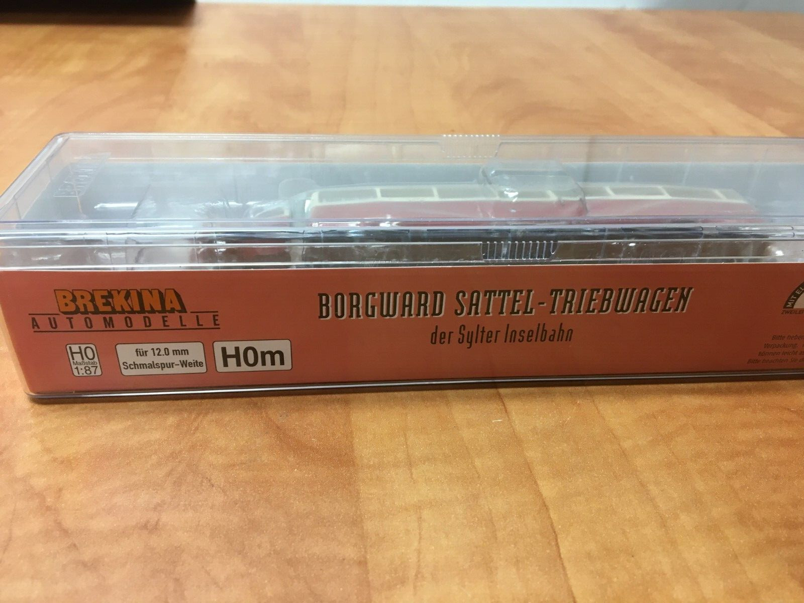 BREKINA 64210 HO Saddle Railcar Borgward Sattel Triebwagen DC HOm in case