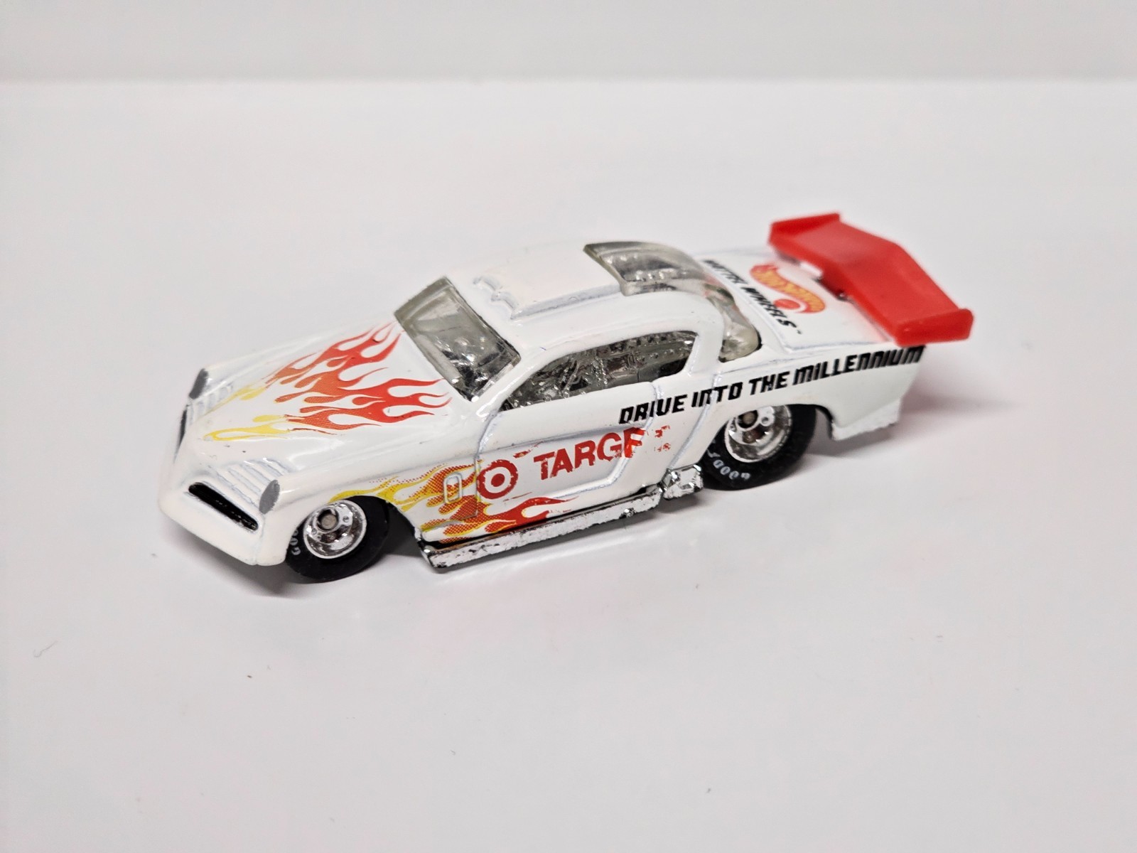 Hot Wheels Target Exclusive At-A-Tude Dragster With Rubber Tires 1/64