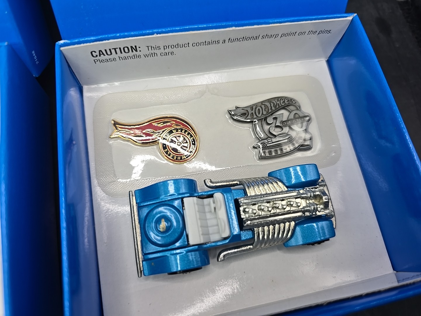 1998 Hot Wheels Special Edition KB Toys Series 1 Sweet 16 Gold & Blue Read
