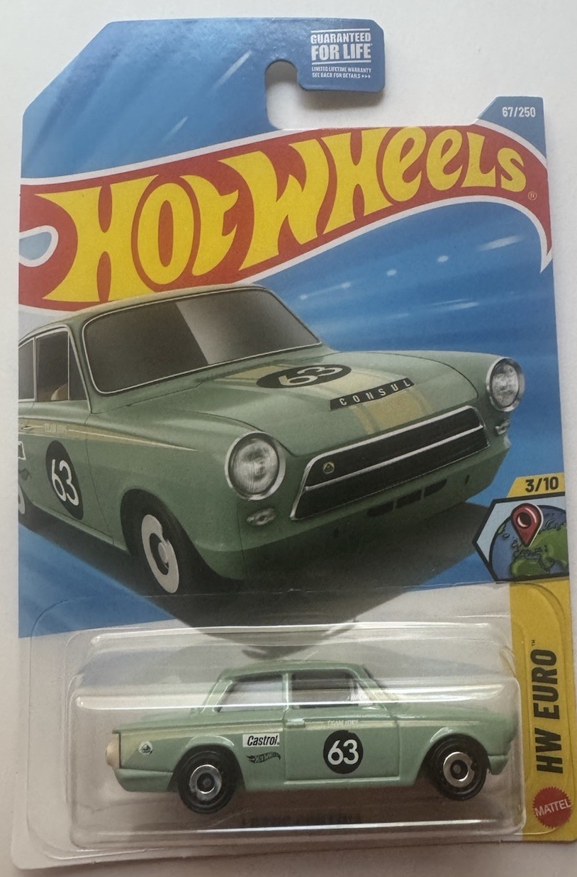 2026 Hot Wheels HW EURO 3/10 Lotus Cortina 67/250 (Dollar Tree Exclusive)