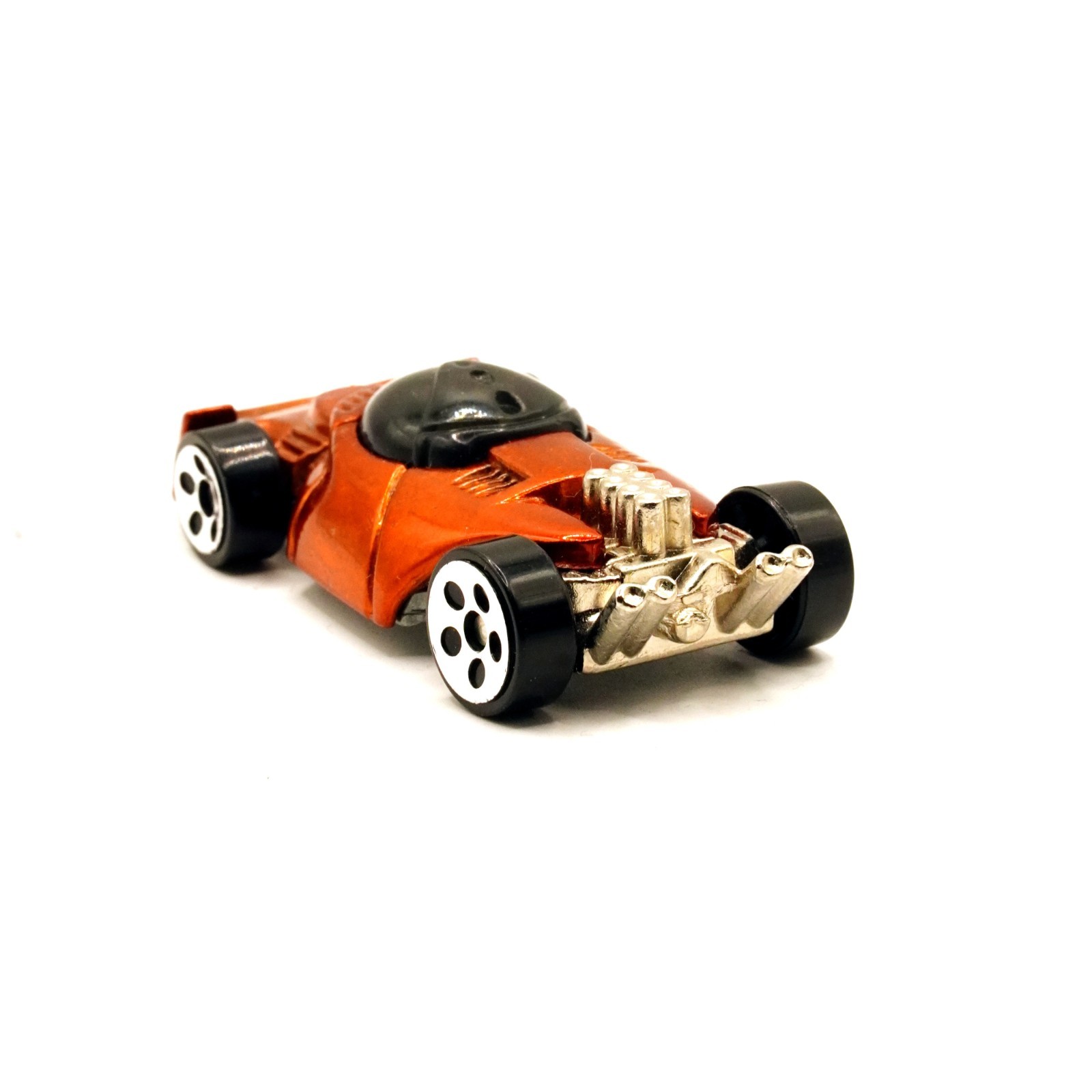 Hot Wheels McDonald’s Hot Rod Dragster Orange Copper 1999 1:64 Diecast Used