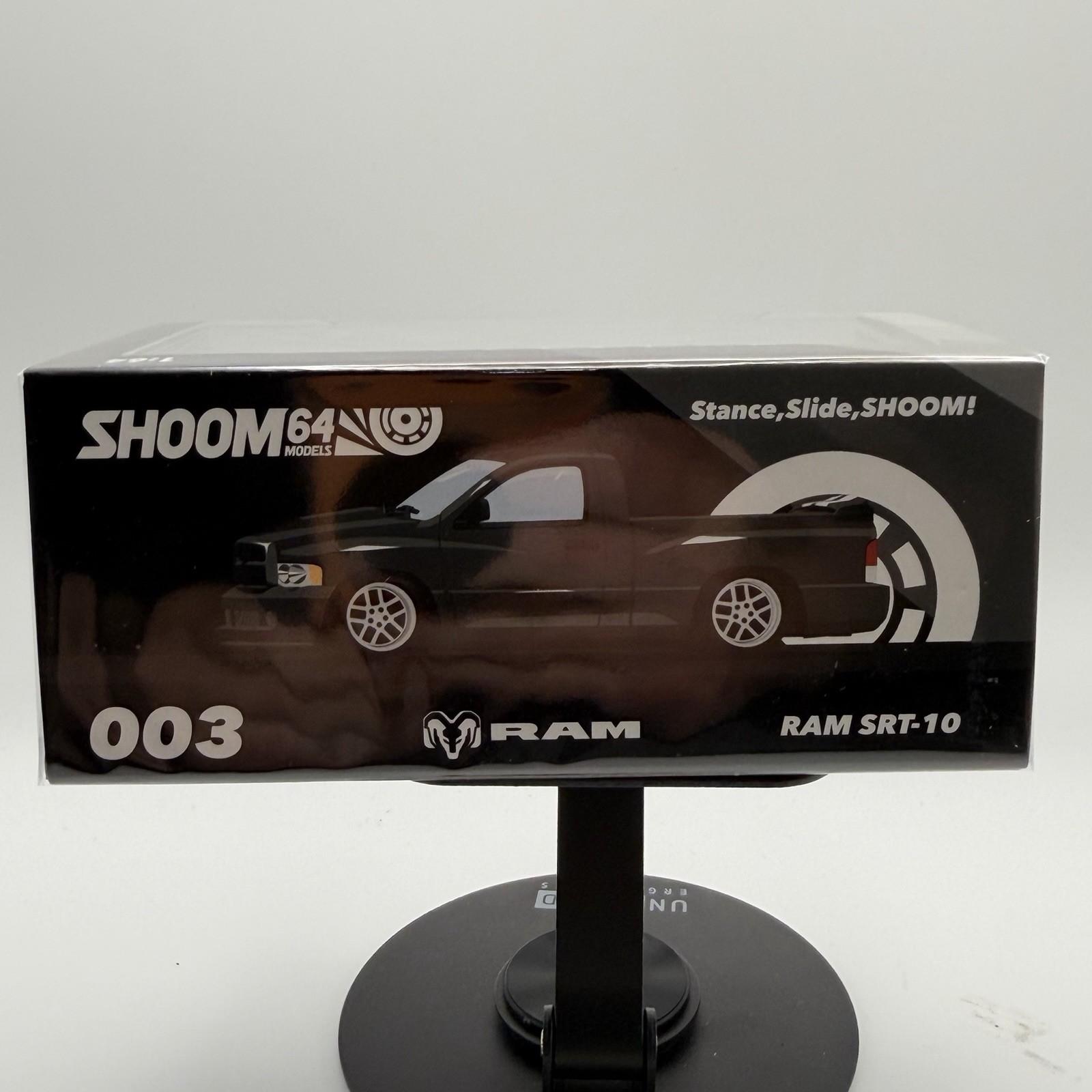 SHOOM64 2003 Dodge Ram SRT-10 Pickup Black 1/64