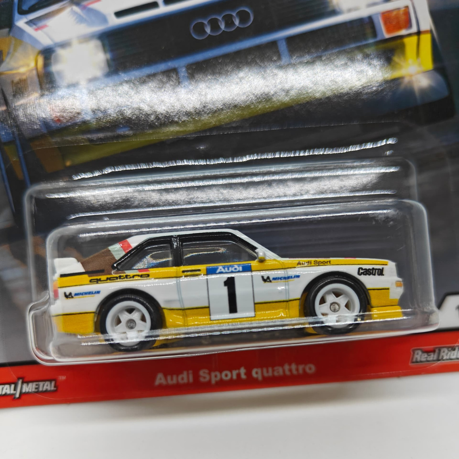 Hot Wheels Premium 84 Audi Sport Quattro Car Culture Thrill Climbers W/Protector