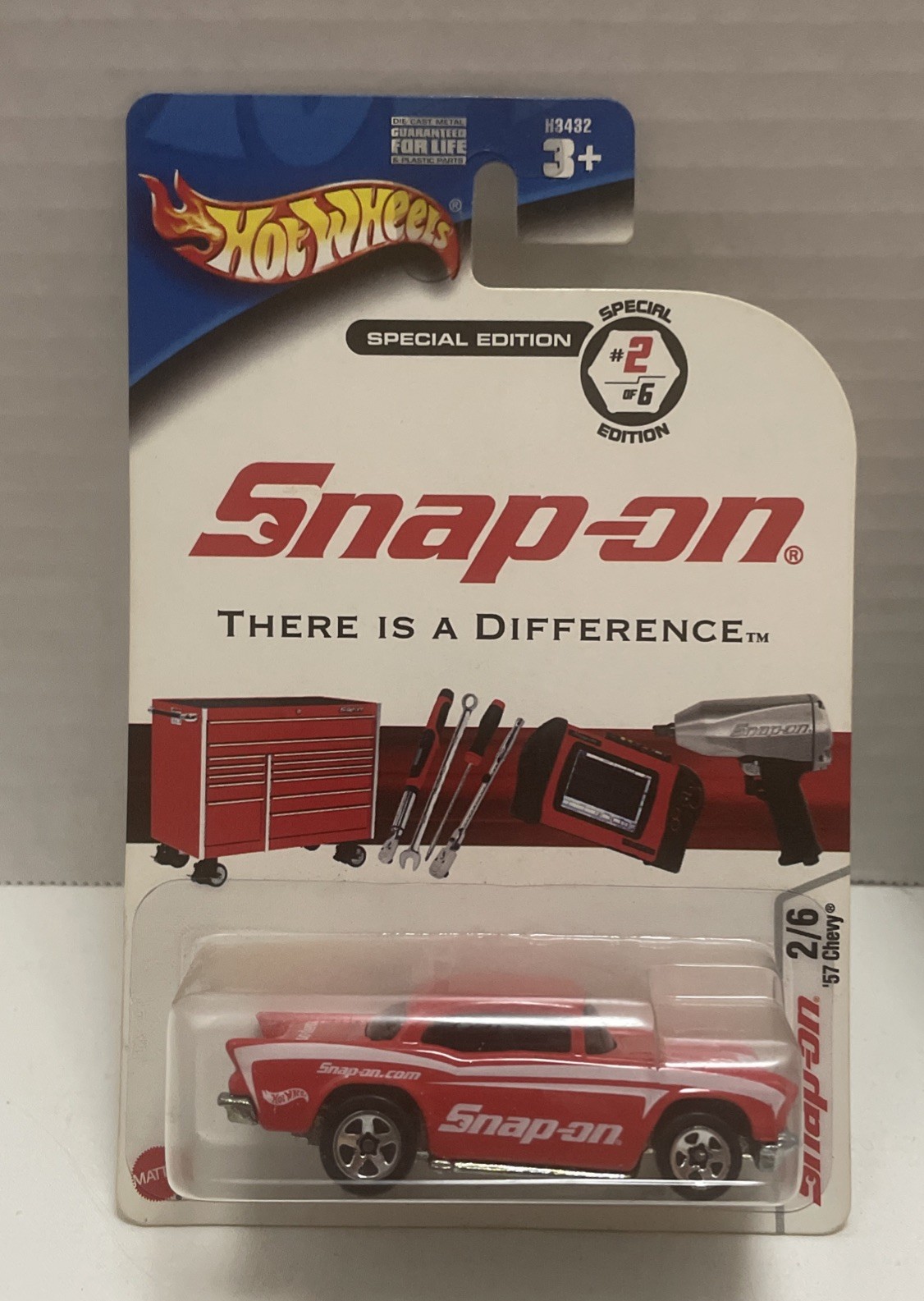 LOT OF 4 HOT WHEELS SNAP-ON CARS- 57 CHEVY, 70 BARRACUDA, 69 CHARGER, 75 MUSTANG