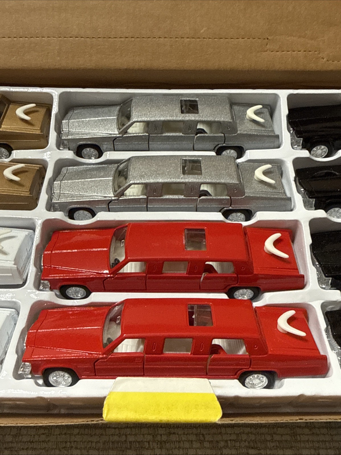 12x Kintoy Stretch Limousine Limo Silver Gold Black White Diecast 5” Toy New Box