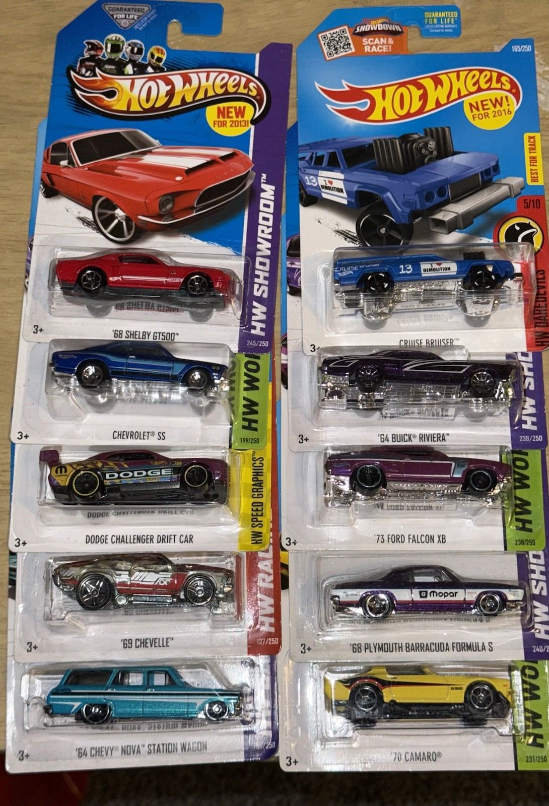 GROUP/LOT OF VARIOUS HOT WHEELS DIE-CAST! MIXED LOT/GROUP OF 10 H.W. DIE-CAST!