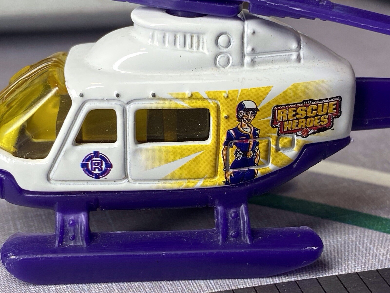 Matchbox 2 X 1998 Rescue Helicopter, Chopper, Police, Fire, Medic Air, 911