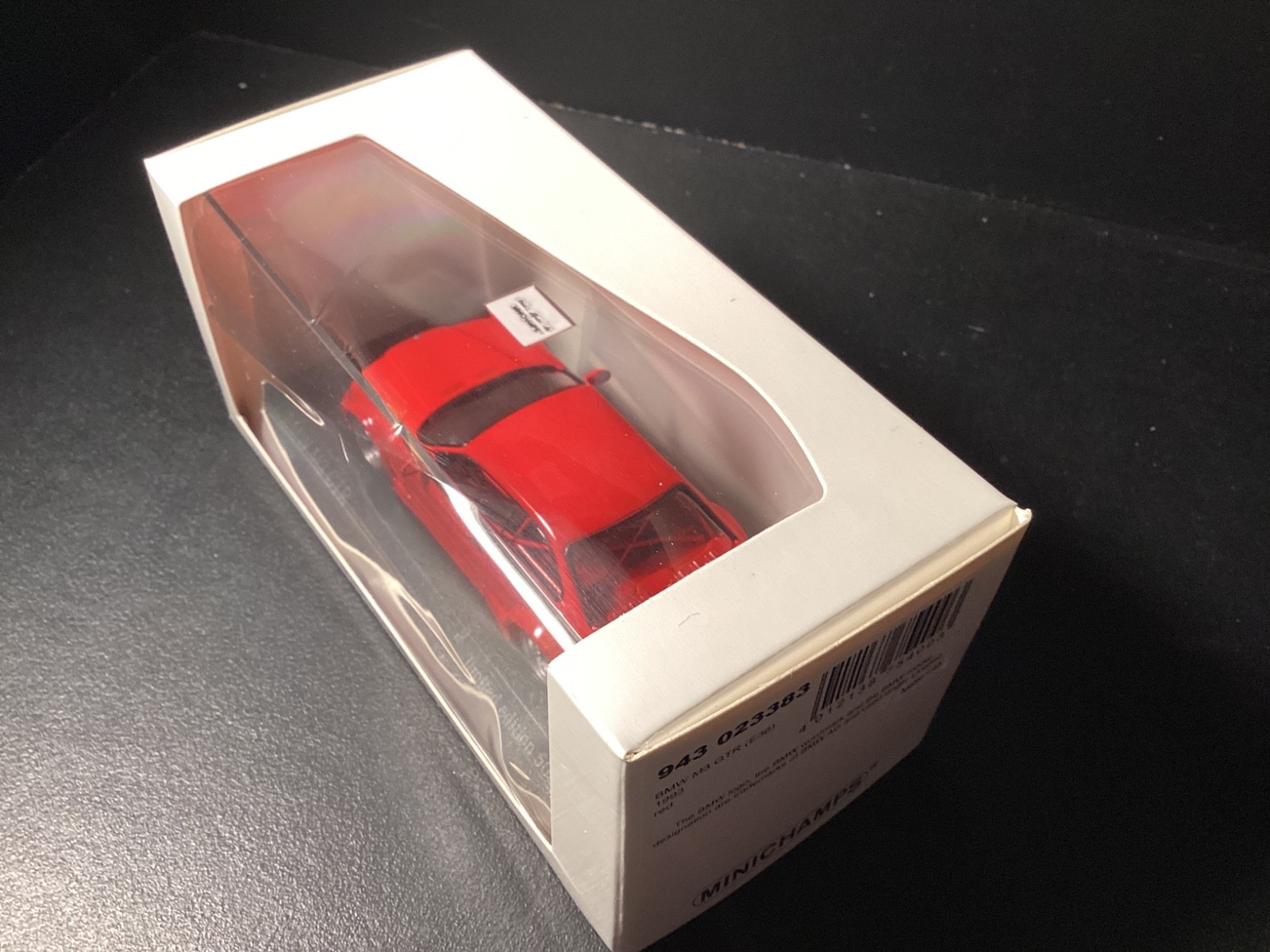 BMW M3 GTR E36 1993 Minichamps Rare Limited in scale 1/43