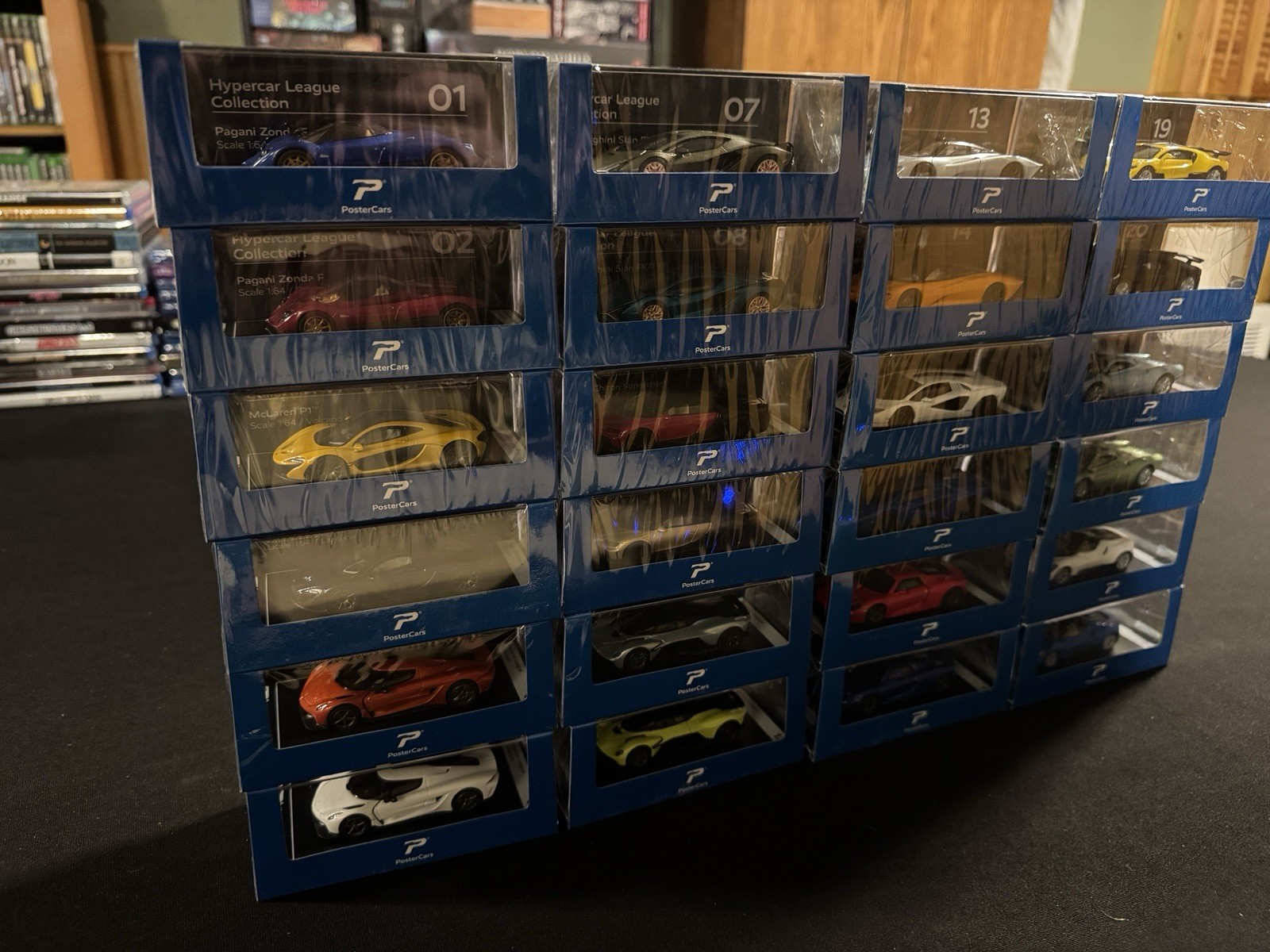 PosterCars 1:64 Scale Hypercar League Collection Diecast 24 Car Complete Set New
