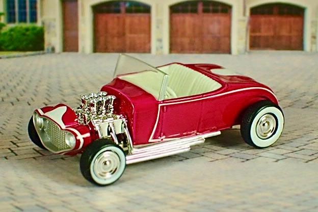 Barris “Emperor” 1929 Ford Model-A Flathead V8 Kustom Roadster 1/64 Scale LE M