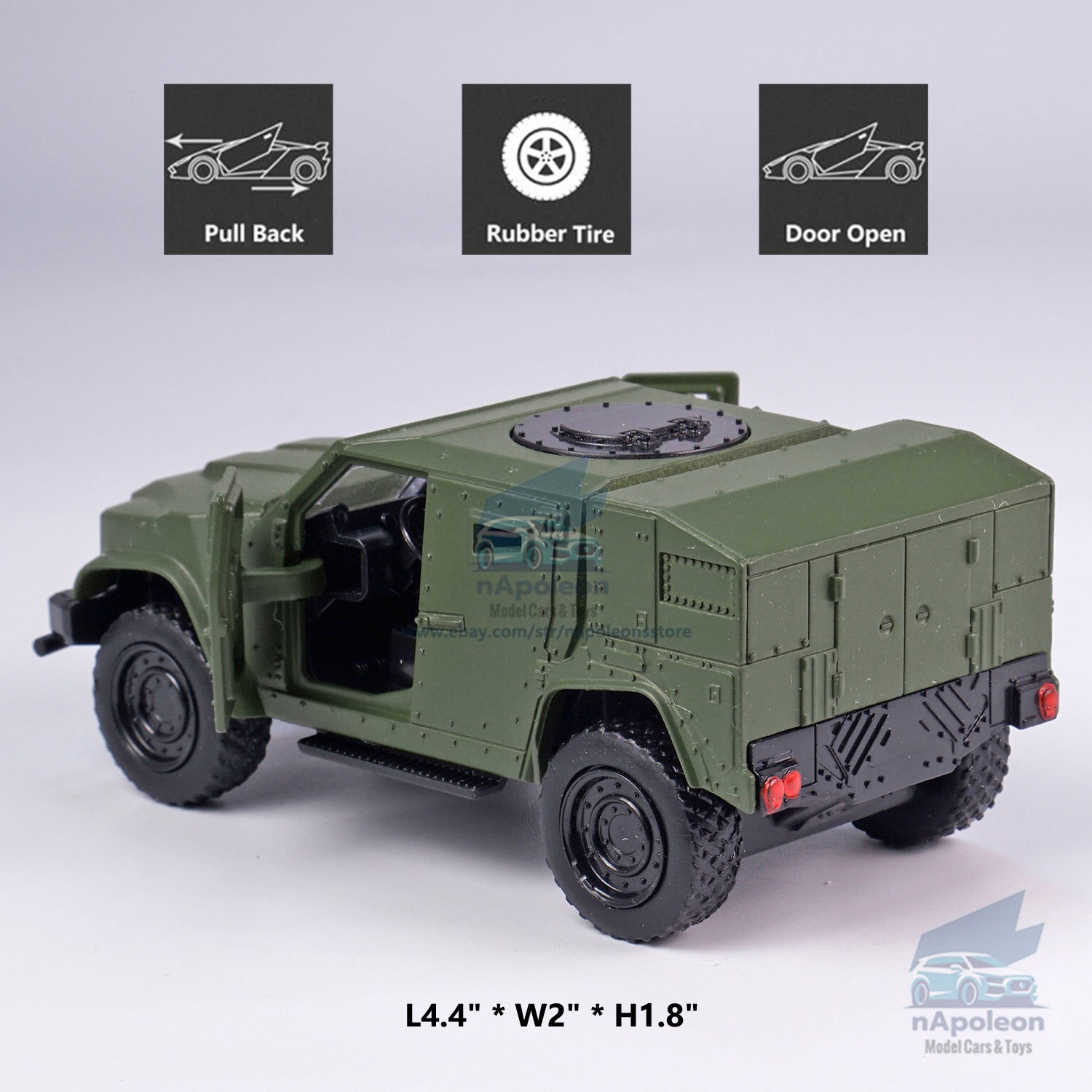 1/36 Joint Light Tactical Vehicle JLTV Alloy Diecast Model Car Toy Vehicle Gift