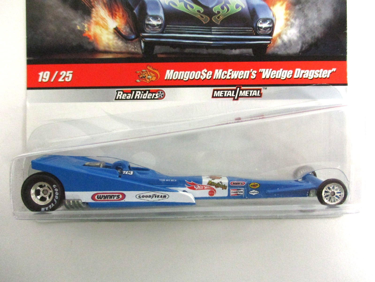 HOT WHEELS – DRAG STRIP DEMONS – TOM “MONGOOSE” McEWEN T/F WEDGE DRAGSTER