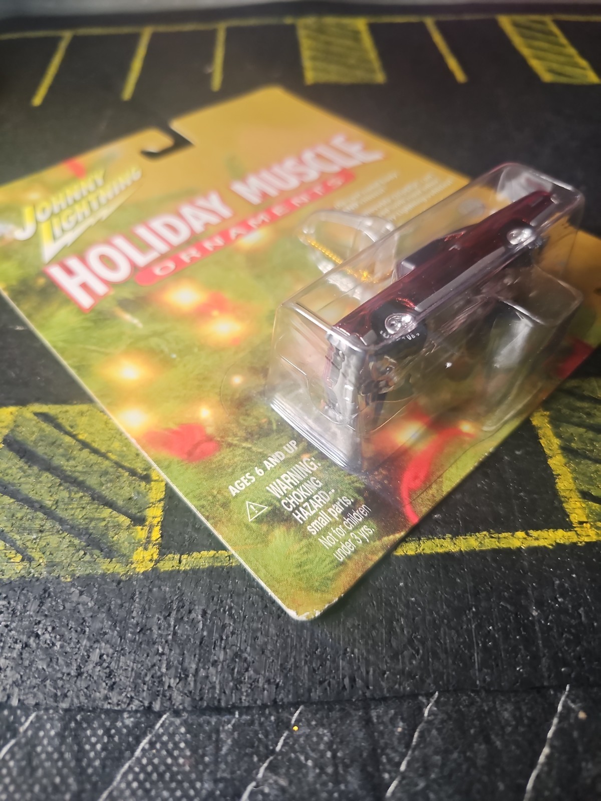 Johnny Lightning 1967 Pontiac GTO. Rare,VHTF! ’01 Holiday Muscle Ornaments Srs.