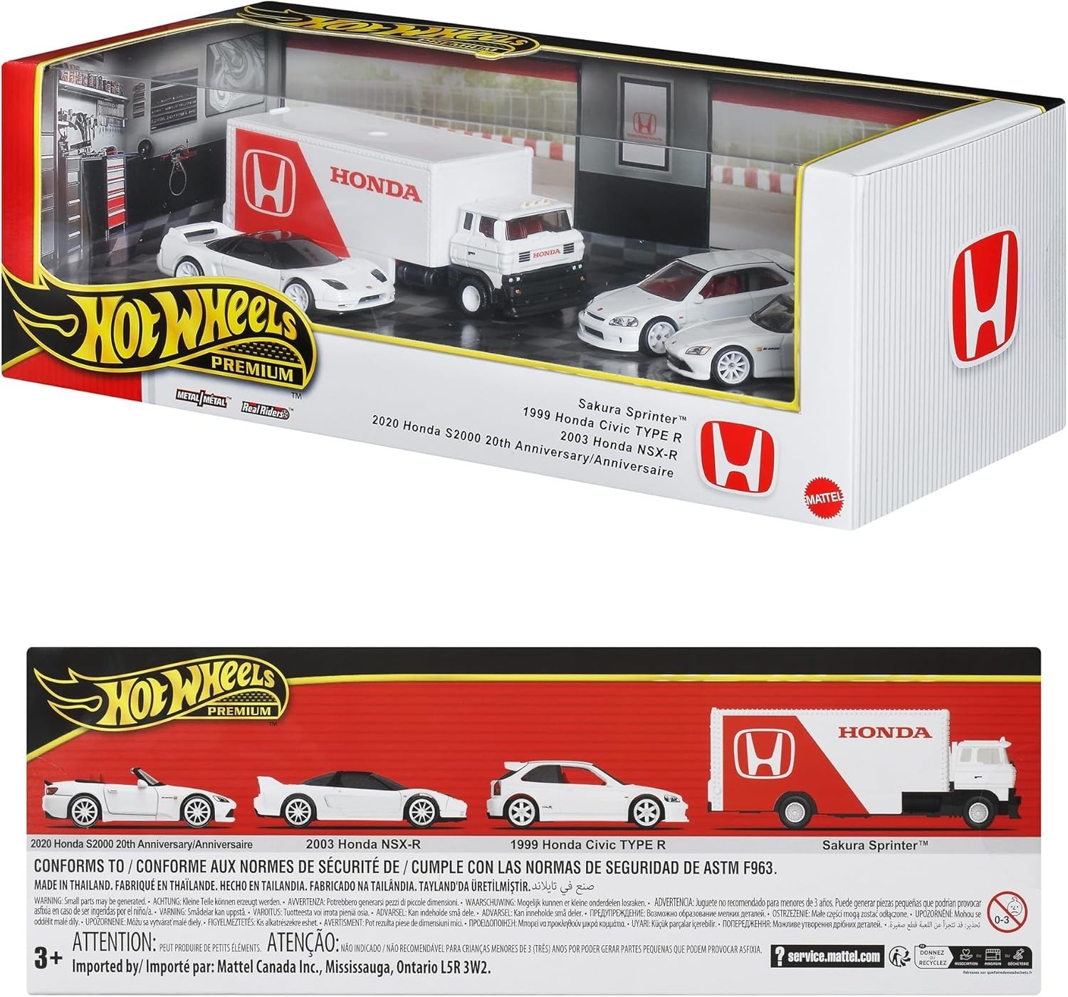 Hot Wheels Premium Diorama Collector Set Honda Type R Heritage