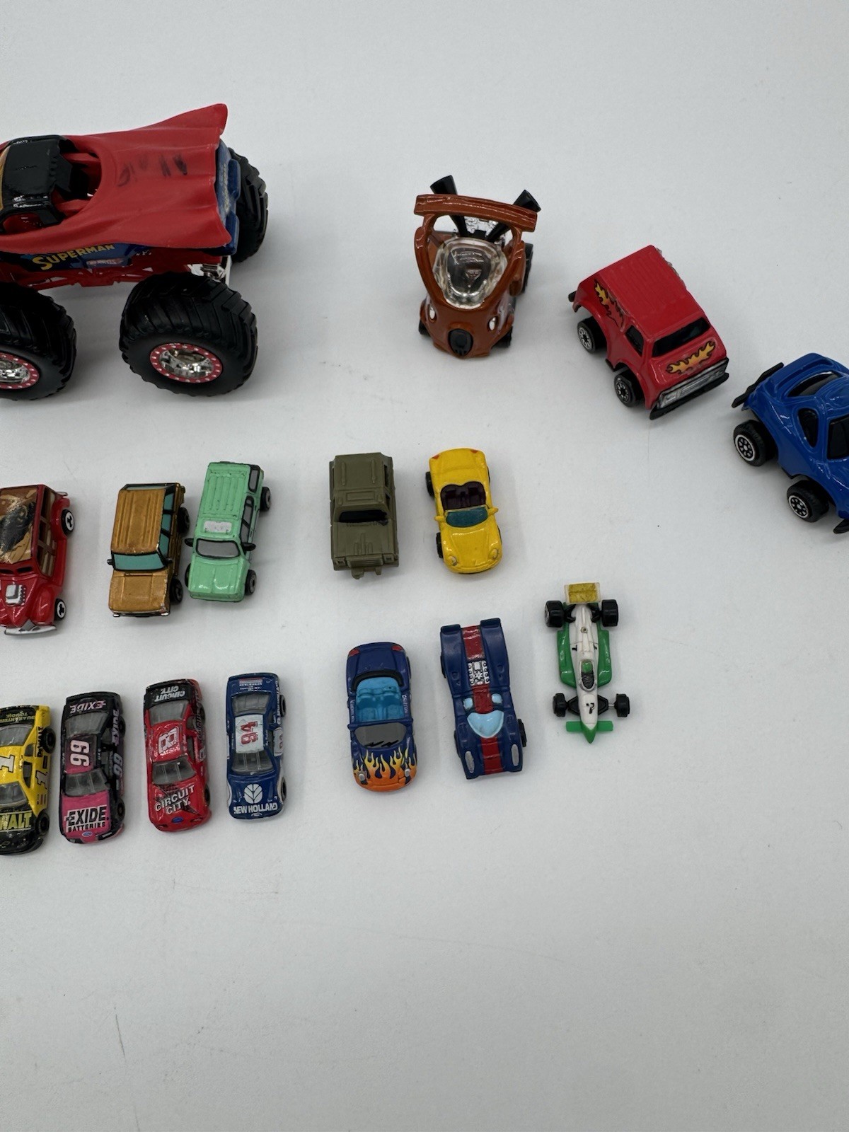 Mixed Lot 23 Diecast Toy Cars Hot Wheels Matchbox Micro Machines Vintage