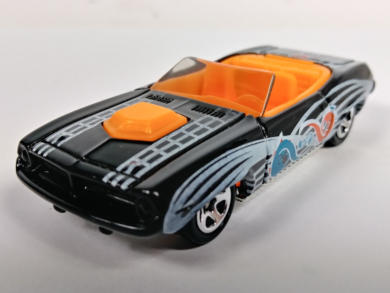 1970 Plymouth Barracuda Hot Wheels 1998 Artistic License #732 Black 1:64 Loose