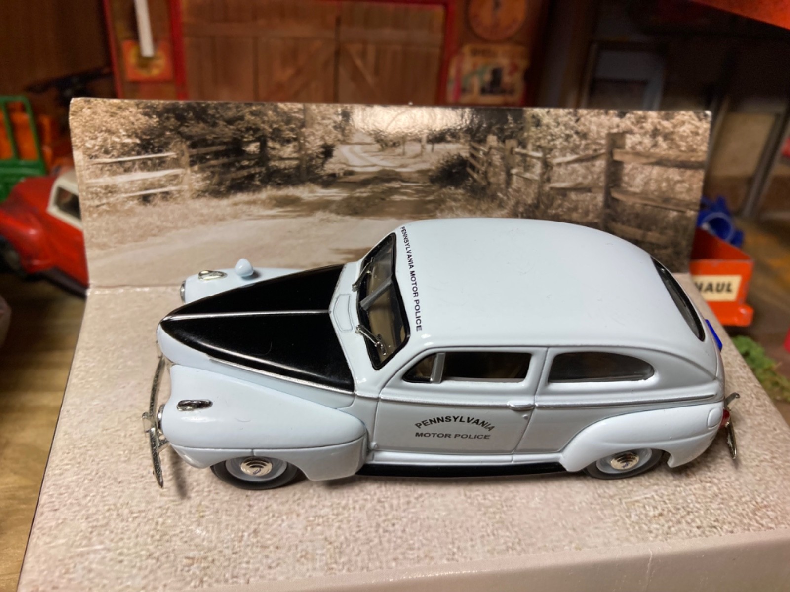 1941 Ford Deluxe Pennsylvania Police Car, 1/43 Scale, New in Original Box
