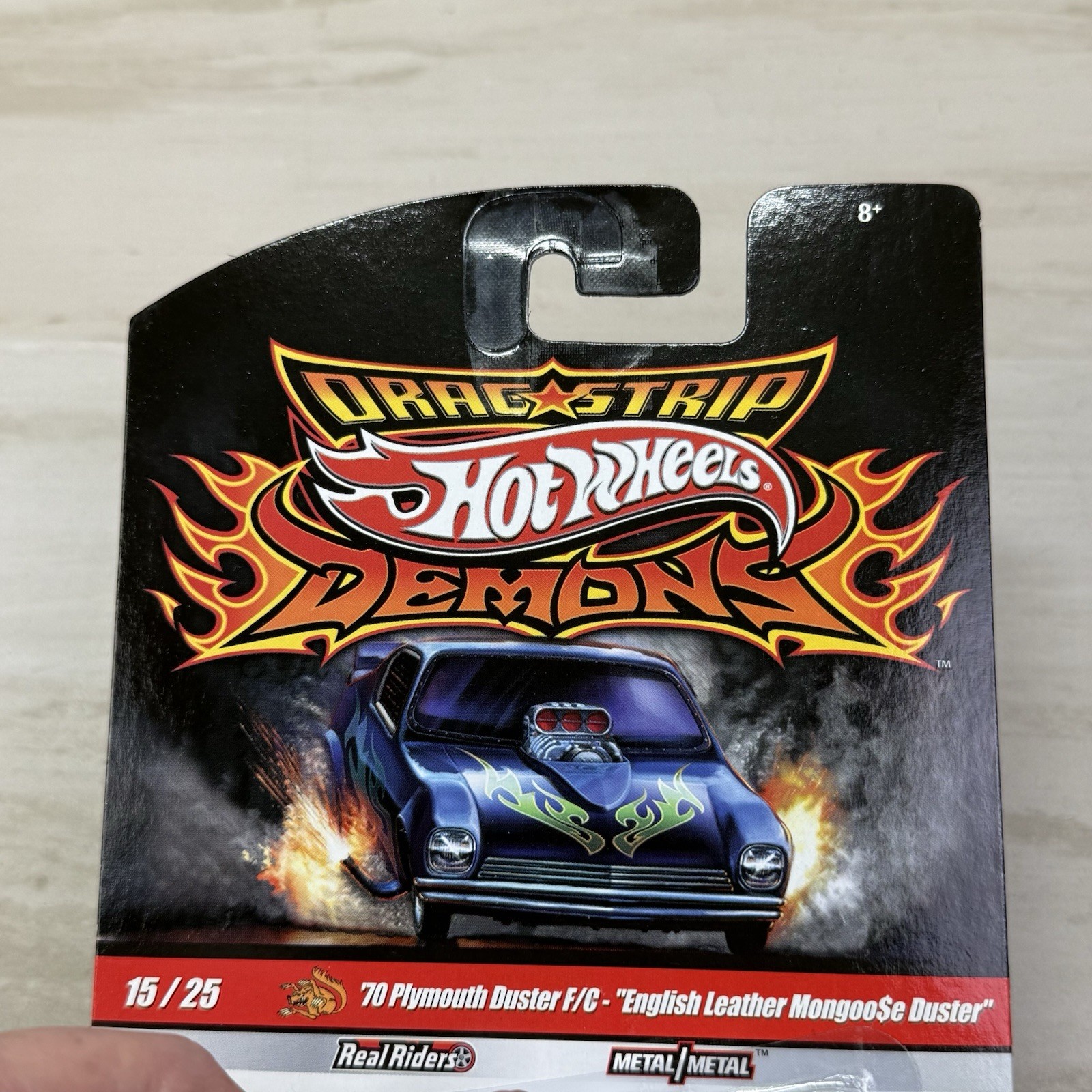 Hot Wheels 70 Plymouth Duster F/C English Leather Mongoose Drag Strip Demons Car