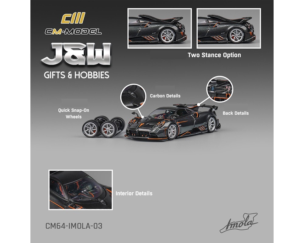 CM Model Pagani Imola Metallic Gray 1/64