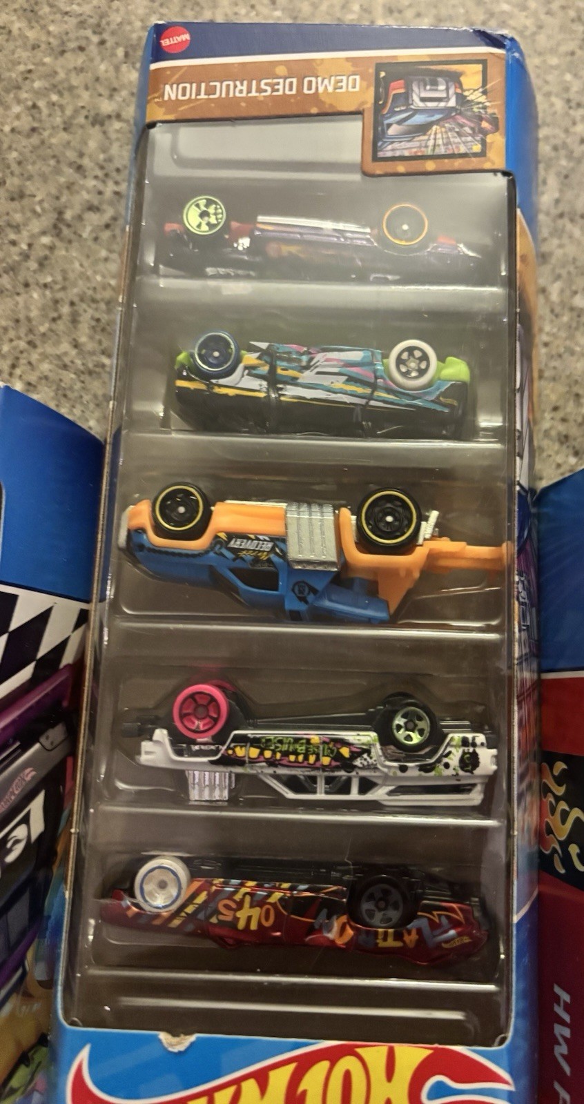 Hot Wheels Lot Of 5 Mattel Toy Car 5 Pack Racers Brand New Toys Variety-Read NIB
