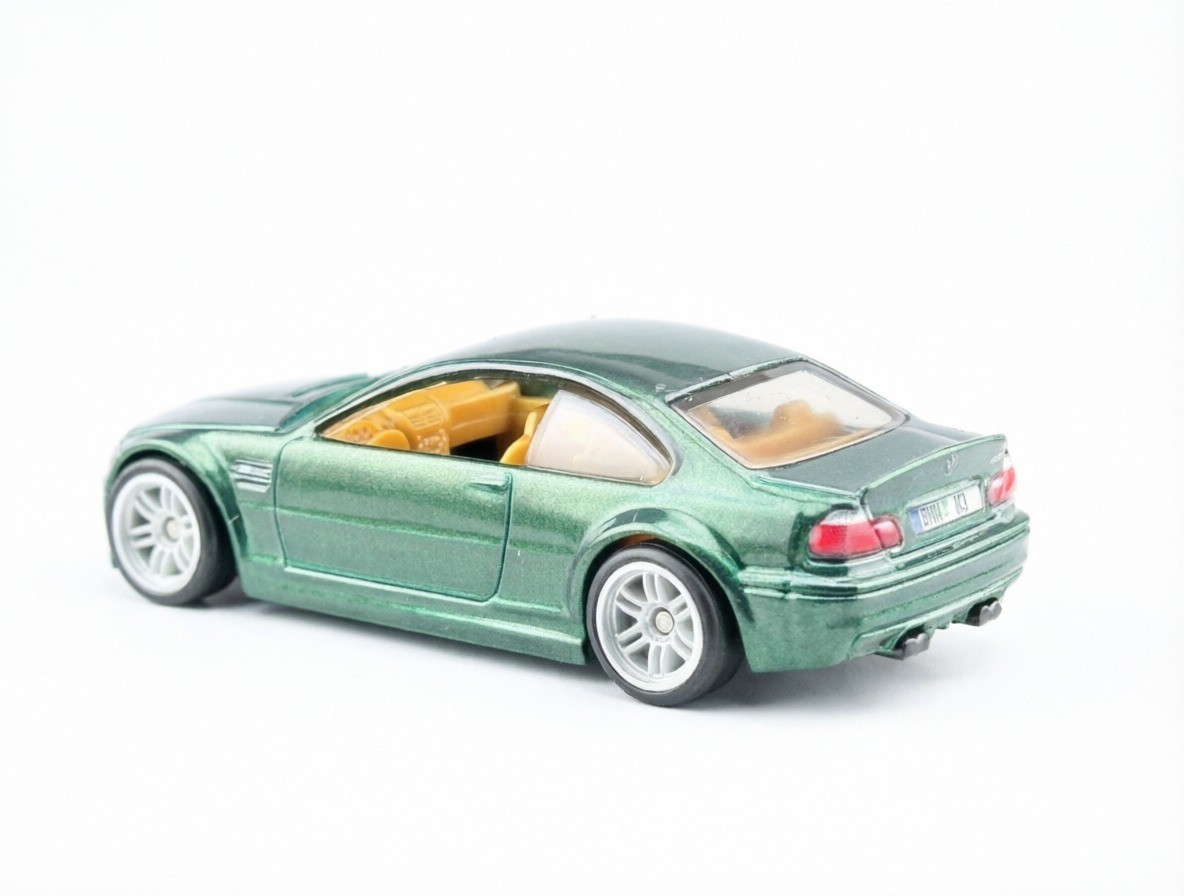 Hot Wheels BMW M3 E46 “Power Trip” 1:64 Green Diecast Model Car JKG30-6B