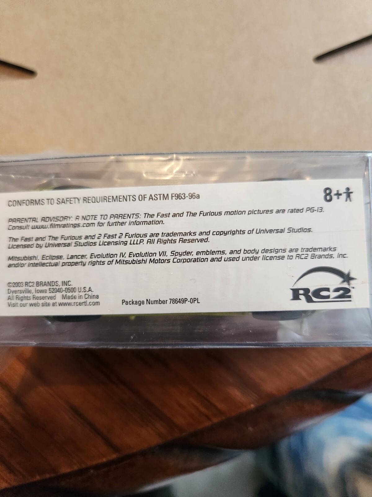 FAST and FURIOUS DUO. Rare PAIR. UNOPENED plastic boxes with plastic wrap. NEW!