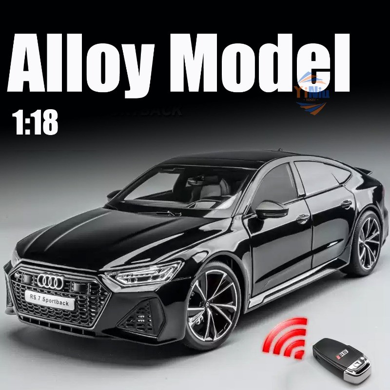 1/18 for RS7 Sportback Model with Key Remote Control-Sound Light Effects Model