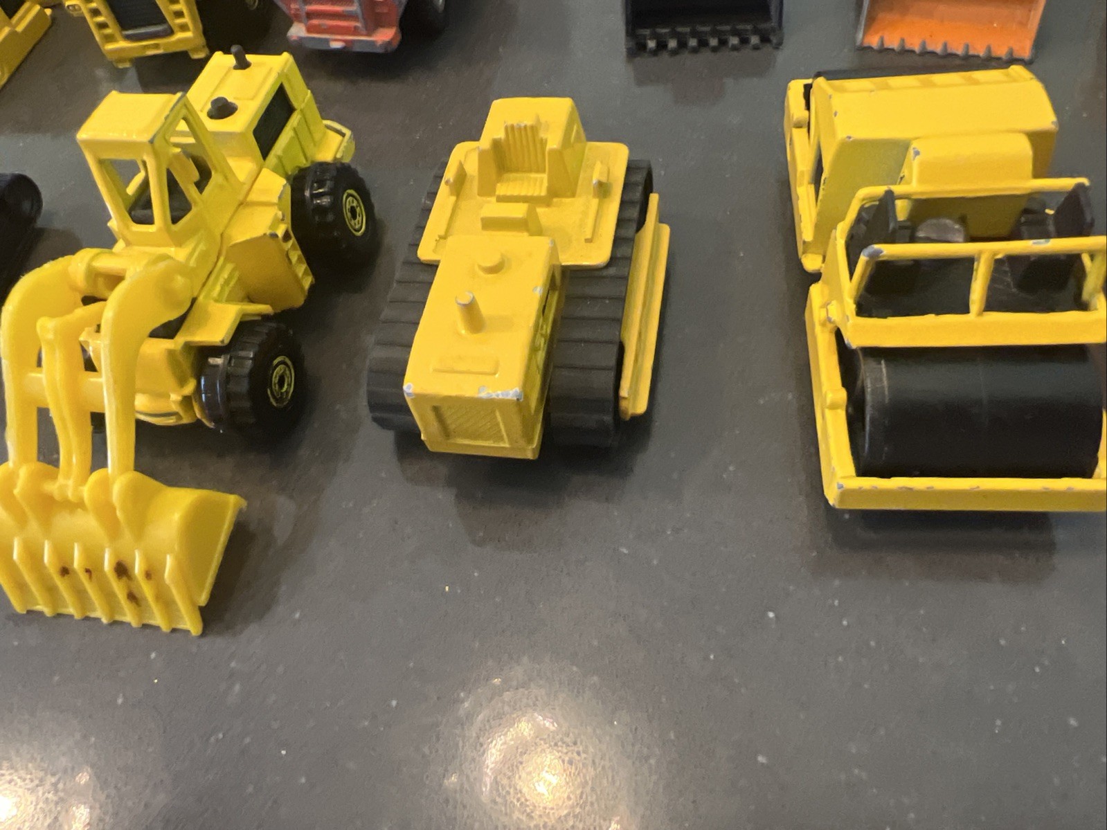 Lot Of Construction Diecast & Plastic Mixed Brands And Models See Description