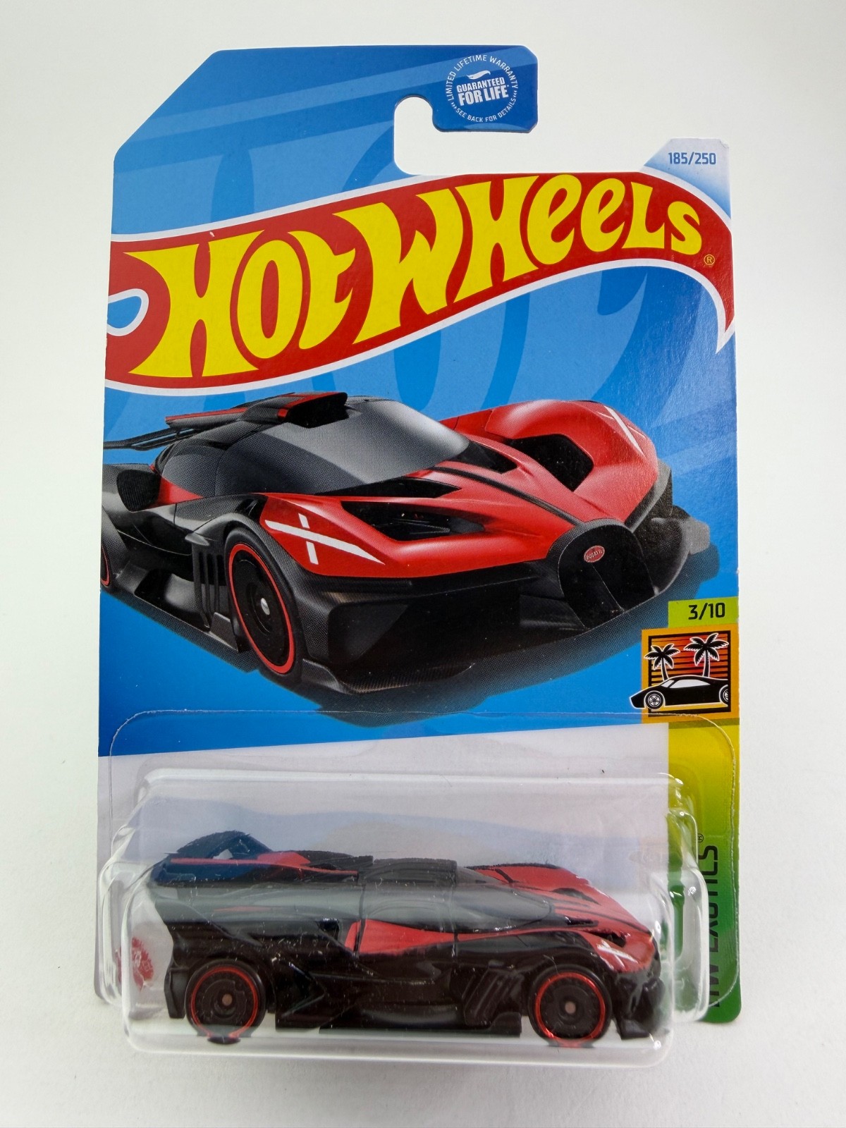 Hot Wheels Bugatti Bolide 185/250 HW Exotics 3/10 Black & Red
